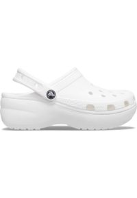 Chodaki damskie Crocs Classic Platform Clog. Kolor: biały. Obcas: na platformie