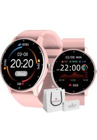 Smartwatch Giewont Sport Around GW120-1 - Powder Pink. Rodzaj zegarka: smartwatch. Styl: sportowy