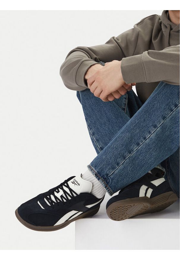 Reebok Sneakersy EO-HAMMER STREET 100209053 Czarny. Kolor: czarny. Materiał: skóra, zamsz