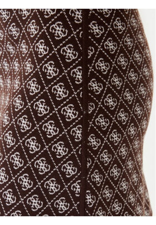 Guess Spódnica ołówkowa W5BD81 Z3JD2 Brązowy Slim Fit. Kolor: brązowy. Materiał: syntetyk