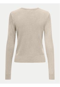only - ONLY Sweter Venice 15333989 Beżowy Regular Fit. Kolor: beżowy. Materiał: wiskoza #7