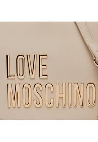 Love Moschino - LOVE MOSCHINO Torebka JC4194PP1IKD0110 Beżowy. Kolor: beżowy. Materiał: skórzane