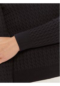 TOMMY HILFIGER - Tommy Hilfiger Sweter WW0WW40999 Granatowy Regular Fit. Kolor: niebieski. Materiał: syntetyk, bawełna #3