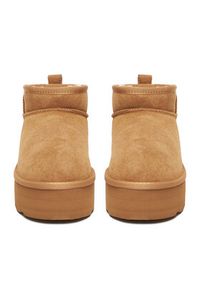 DeeZee Śniegowce DZN-005 Brązowy. Kolor: brązowy. Materiał: zamsz, skóra #4