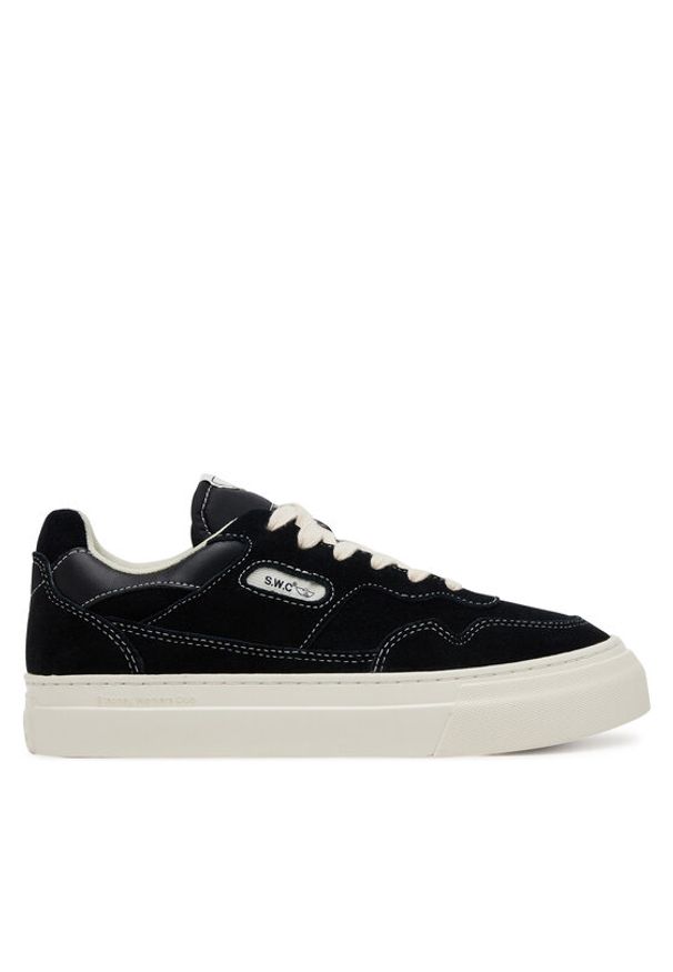 S.W.C Stepney Workers Club Sneakersy Pearl YA20015 Czarny. Kolor: czarny. Materiał: zamsz, skóra