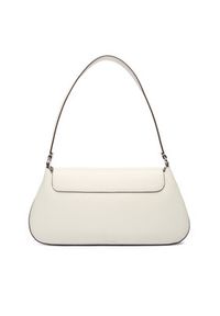 Calvin Klein Torebka Hardware Flap Shoulder Bag LV04F3146G Biały. Kolor: biały. Materiał: skórzane #5