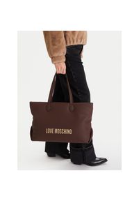 Love Moschino - Torebka LOVE MOSCHINO. Kolor: brązowy #1