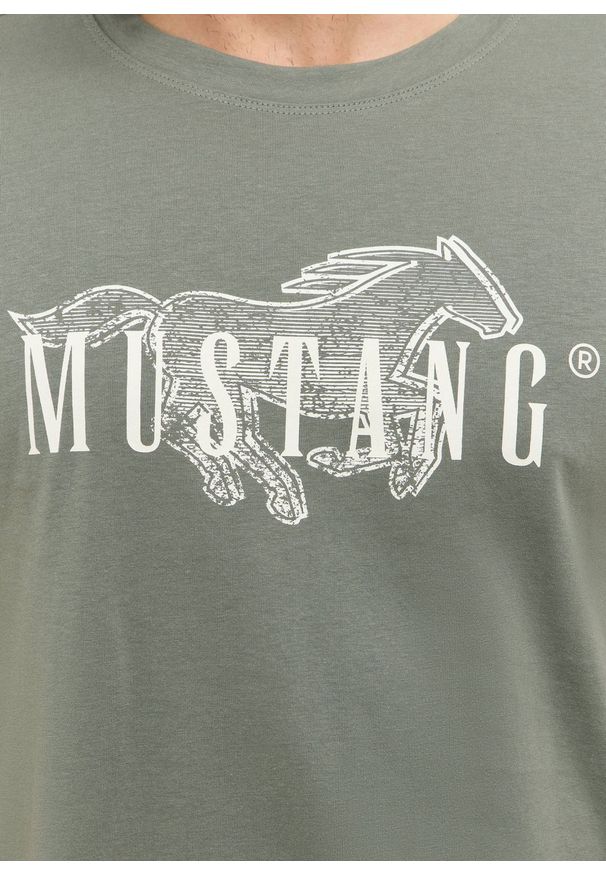 Męski T-Shirt Mustang Style Austin Agave Green 1016858 6473