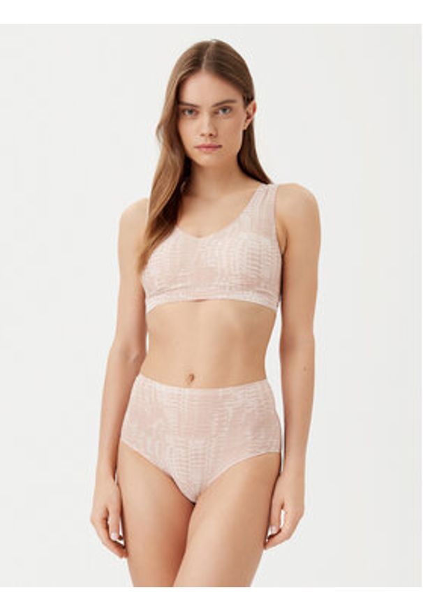 Chantelle Biustonosz top Soft Stretch C11D10 Różowy. Kolor: różowy. Materiał: syntetyk