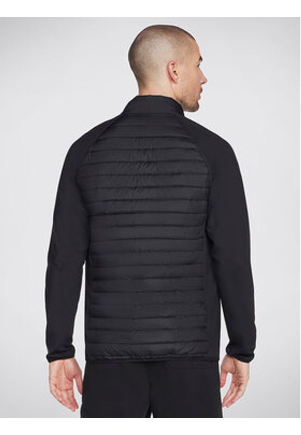 skechers - Skechers Kurtka przejściowa Goshield Hybrid Jacket JA23 Czarny Regular Fit. Kolor: czarny. Materiał: syntetyk