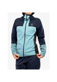 Haglöfs - Kurtka ocieplana damska Haglofs L.I.M Alpha Hood. Kolor: niebieski. Sport: turystyka piesza