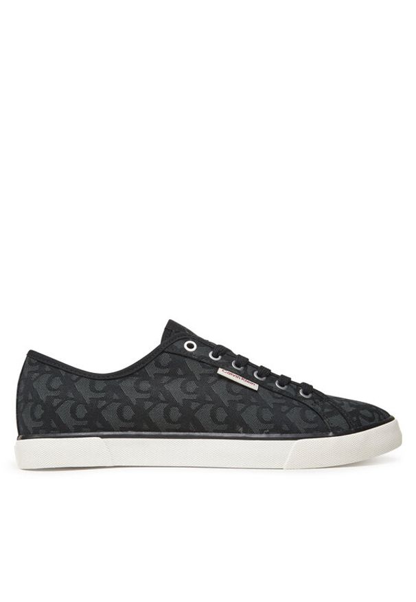 Calvin Klein Jeans Tenisówki Ess Vulc Low Mg Cv Mono YM0YM01368 Czarny. Kolor: czarny. Materiał: materiał
