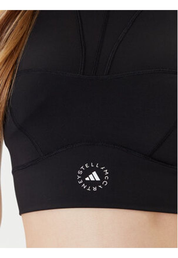 Adidas by Stella McCartney - adidas by Stella McCartney Biustonosz sportowy Training JW4545 Czarny. Kolor: czarny. Materiał: syntetyk