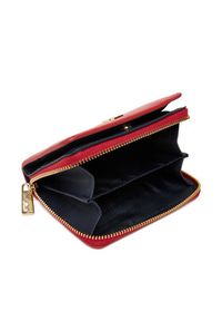 TOMMY HILFIGER - Tommy Hilfiger Mały Portfel Damski Th Icon Med Za Flap AW0AW17742 Czerwony. Kolor: czerwony. Materiał: skóra #4