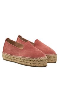 Manebi Espadryle Hamptons Double Sole Espadrilles R 7.0 D0 Różowy. Kolor: różowy. Materiał: zamsz, skóra #5