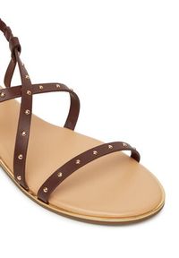 ONLY Shoes Sandały Onlmari-4 Pu Studs 15342339 Brązowy. Kolor: brązowy. Materiał: skóra #6