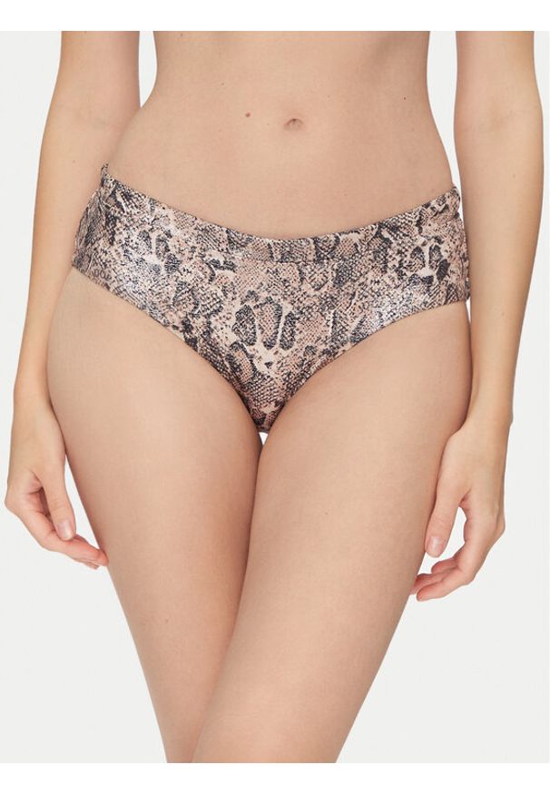JOOP! Dół od bikini 10224484 Beżowy. Kolor: beżowy. Materiał: syntetyk