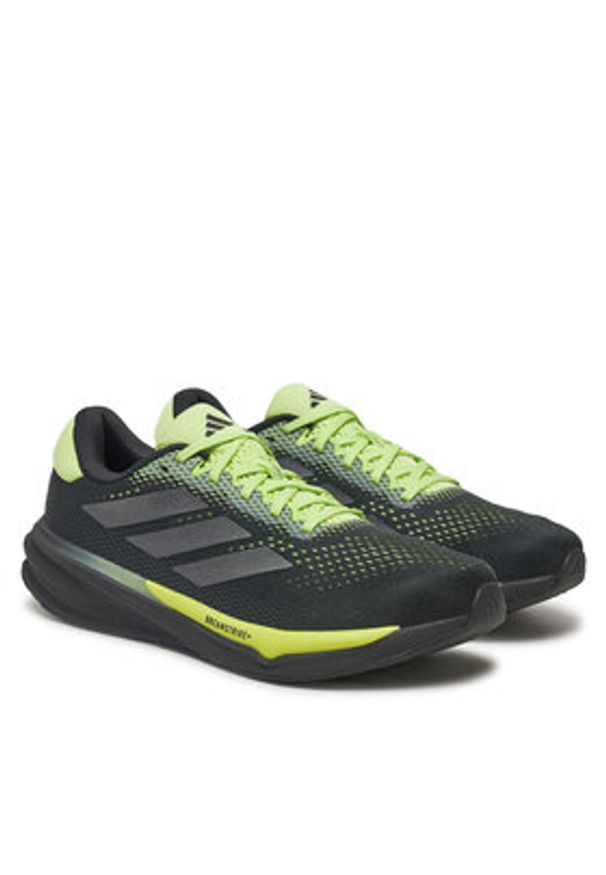Adidas - adidas Buty do biegania Supernova Stride 2 JI1419 Czarny. Kolor: czarny. Materiał: materiał