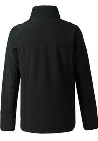 Softshell męski Whistler Dublin. Kolor: czarny, szary, wielokolorowy. Materiał: softshell. Sport: turystyka piesza