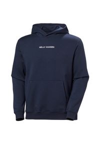 Bluza z kapturem Helly Hansen Fleece. Typ kołnierza: kaptur. Kolor: niebieski. Materiał: bawełna