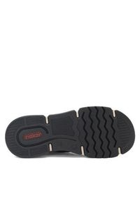 Rieker Półbuty 45957-00 Czarny. Kolor: czarny. Materiał: materiał #5