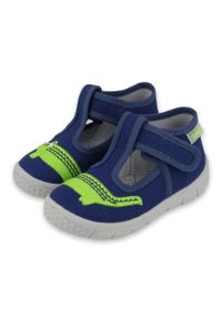Befado obuwie dziecięce 531P083 granatowe zielone. Kolor: niebieski, zielony, wielokolorowy. Materiał: tkanina, syntetyk #3