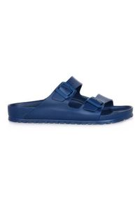 Klapki damskie Birkenstock Arizona Eva. Kolor: niebieski. Materiał: syntetyk, materiał