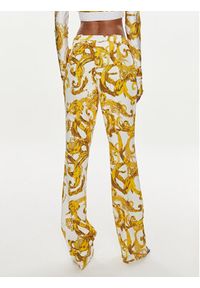 Versace Jeans Couture Spodnie materiałowe 76HAA111 Biały Slim Fit. Kolor: biały. Materiał: syntetyk