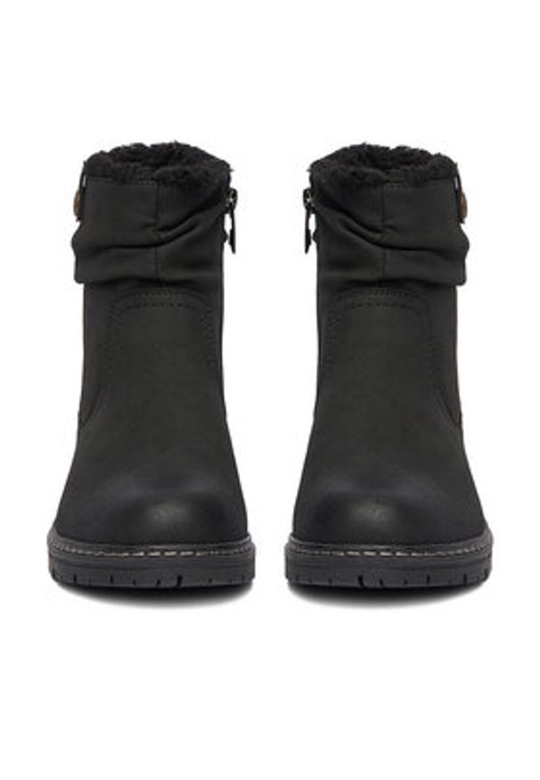 Clara Barson Botki CEO-CORNY H221008 Czarny. Kolor: czarny. Materiał: materiał, syntetyk