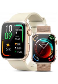 Smartwatch JG Smart SMARTWATCH DAMSKI SMART ZEGAREK TĘTNO CIŚNIENIE SEN MENU PL ROZMOWY 2 PASKI. Rodzaj zegarka: smartwatch #1