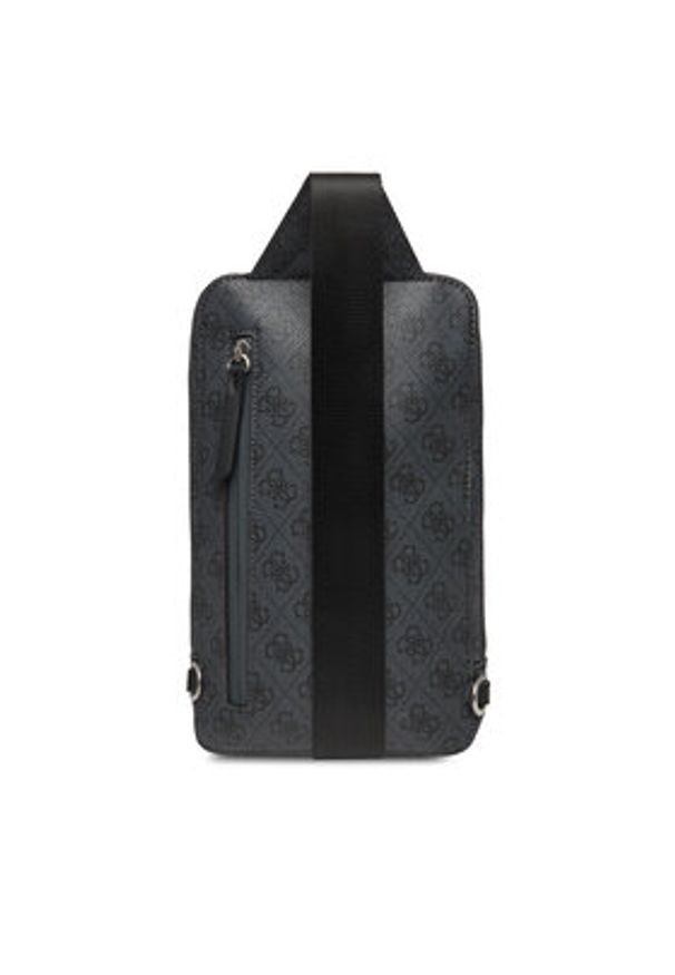 Guess Saszetka HMMILO P5226 Szary. Kolor: szary. Materiał: skóra