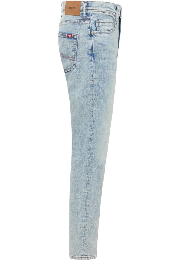 Męskie Spodnie jeansowe Mustang Style Oregon Slim Denim Blue 1016430 5000 413