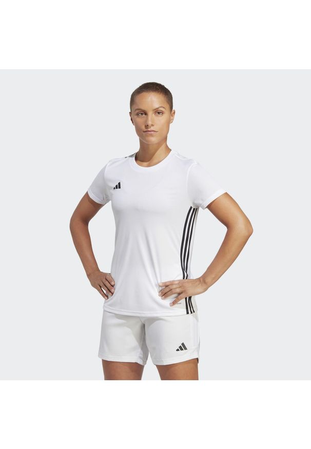 Adidas - Tabela 23 Jersey. Kolor: biały, wielokolorowy, czarny. Materiał: jersey