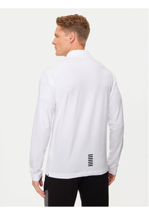 EA7 Emporio Armani Polo 8NPF15 PJVQZ 1100 Biały Regular Fit. Typ kołnierza: polo. Kolor: biały. Materiał: bawełna