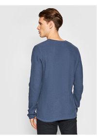 Jack&Jones PREMIUM Sweter Carlos 12179861 Granatowy Regular Fit. Kolor: niebieski. Materiał: syntetyk #3