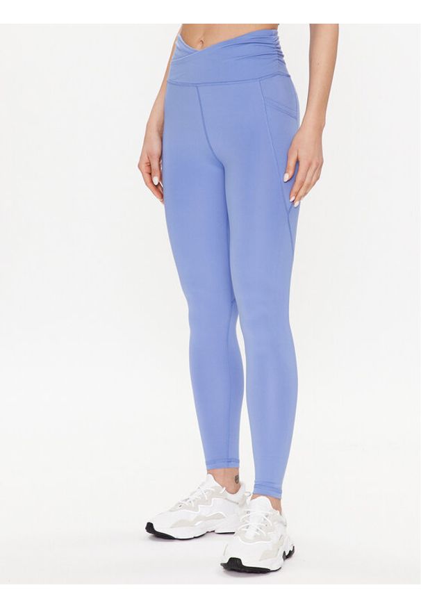 DKNY Sport Legginsy DP2P3052 Niebieski Classic Fit. Kolor: niebieski. Materiał: syntetyk. Styl: sportowy