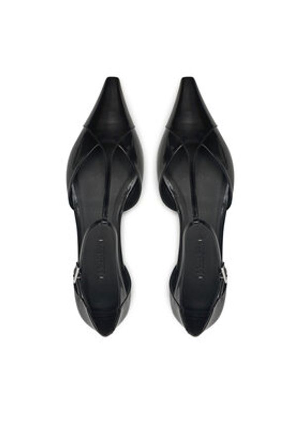 Max Mara Półbuty Fsilkway 2514521271600 Czarny. Kolor: czarny. Materiał: skóra