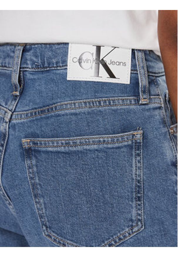 Calvin Klein Jeans Jeansy J20J221588 Niebieski Mom Fit. Kolor: niebieski