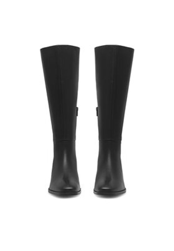 Sergio Bardi Oficerki KAP-C1055-01SB Czarny. Kolor: czarny. Materiał: skóra