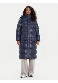 Whistler Płaszcz zimowy Lakewood W Long Puffer W243266 Granatowy Regular Fit. Kolor: niebieski. Materiał: syntetyk. Sezon: zima