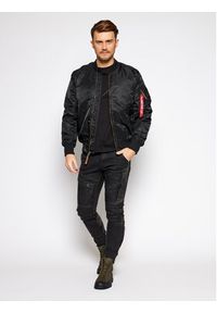 Alpha Industries Kurtka bomber Ma-1 Vf 59 Long 168100 Czarny Slim Fit. Kolor: czarny. Materiał: syntetyk #6