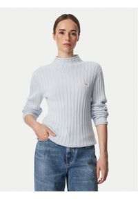 Calvin Klein Jeans Sweter LV047H304G Niebieski jasny Regular Fit. Kolor: niebieski. Materiał: bawełna #1