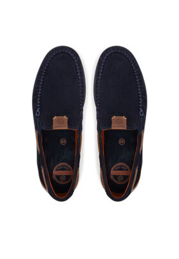 Bugatti Mokasyny 321-ARU61-1400 Granatowy. Kolor: niebieski. Materiał: skóra, zamsz