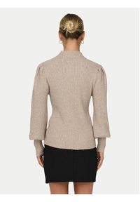 only - ONLY Sweter Katia 15232494 Beżowy Regular Fit. Kolor: beżowy. Materiał: syntetyk #6