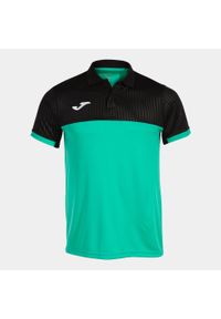 Koszulka polo dla dzieci Joma Montreal. Typ kołnierza: polo. Kolor: zielony. Materiał: mesh. Sport: tenis