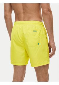 Guess Szorty kąpielowe F6GT25 WG282 SHORT Żółty Regular Fit. Kolor: żółty. Materiał: syntetyk #3