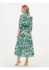 Luisa Spagnoli Sukienka koszulowa Prateria 540700 Zielony Regular Fit. Kolor: zielony. Materiał: bawełna. Typ sukienki: koszulowe #3