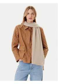 TOMMY HILFIGER - Tommy Hilfiger Szalik AW0AW17790 Beżowy. Kolor: beżowy. Materiał: kaszmir, materiał