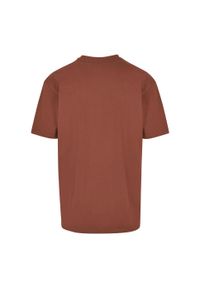 BUILD YOUR BRAND - Ponadwymiarowa Koszulka Dla Dorosłych Unisex Heavyweight. Kolor: brązowy