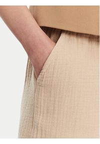 only - ONLY Spodnie dzianinowe Thyra 15296375 Beżowy Comfort Fit. Kolor: beżowy. Materiał: bawełna #6